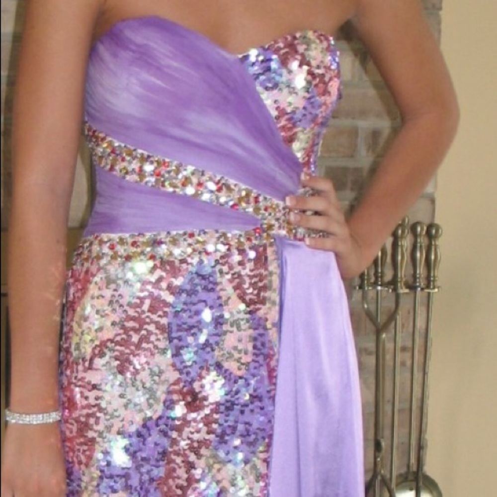 Mermaid sequins dress